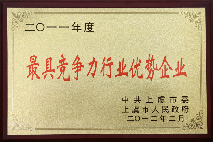 2011年最具競爭力行業(yè)優(yōu)勢企業(yè)